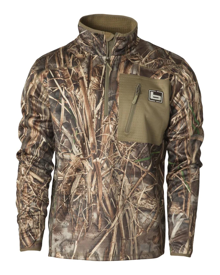 Mid-Layer Fleece Pullover - Realtree Max 7 - Large