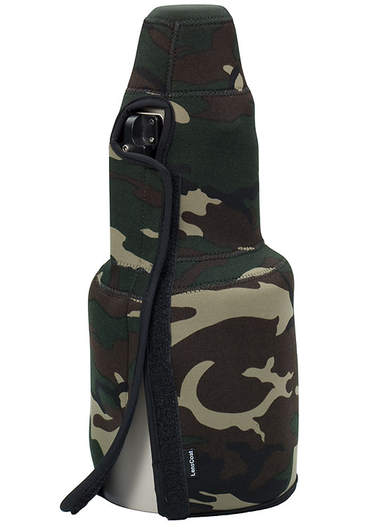 TravelCoat® Canon 500 f/4 IS w/hood Forest Green Camo